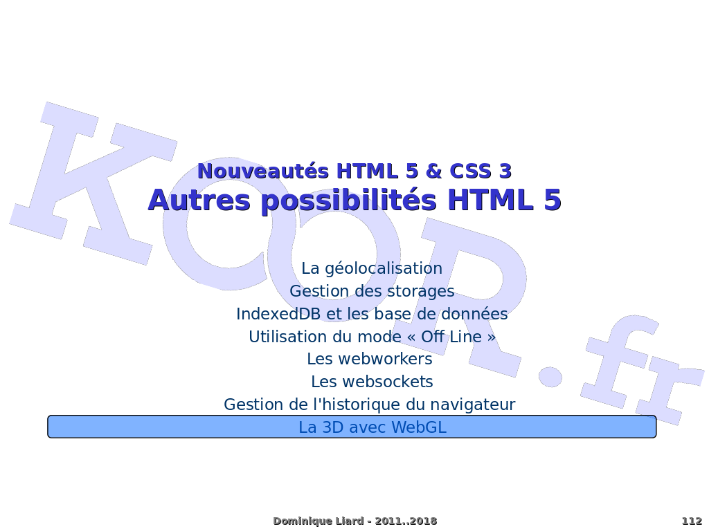 Nouveautés HTML 5 & CSS 3 - Nouveautés HTML 5 & CSS 3Autres