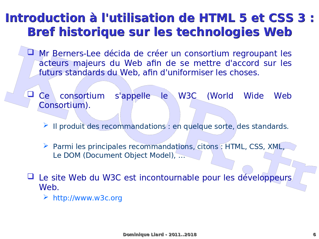 Nouveautés HTML 5 & CSS 3  Introduction à l'utilisation de HTML 5 et
