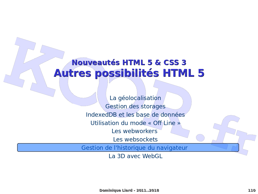 Nouveautés HTML 5 & CSS 3 - Nouveautés HTML 5 & CSS 3Autres ...