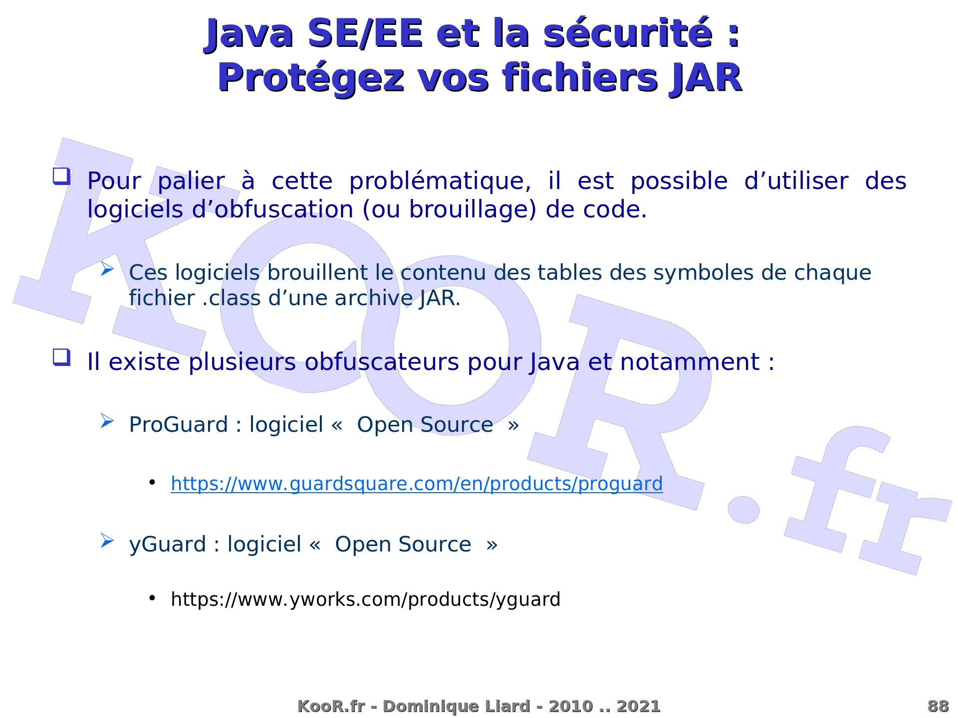 Sécuriser vos applications Java SE/EE - Java SE/EE et la sécurité ...