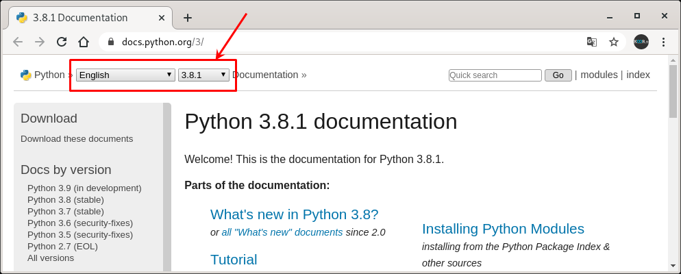 Documentation officielle de Python