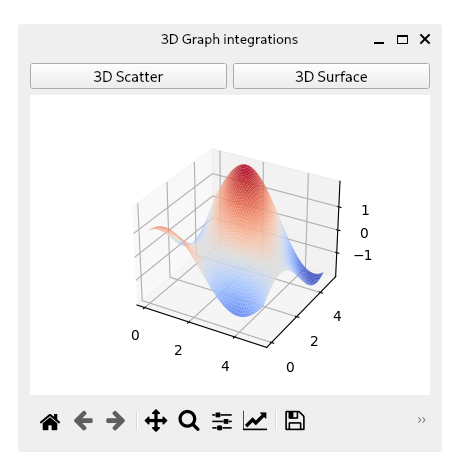 Intgration d'une surface 3D MatPlotLib dans une application Qt/PySide6